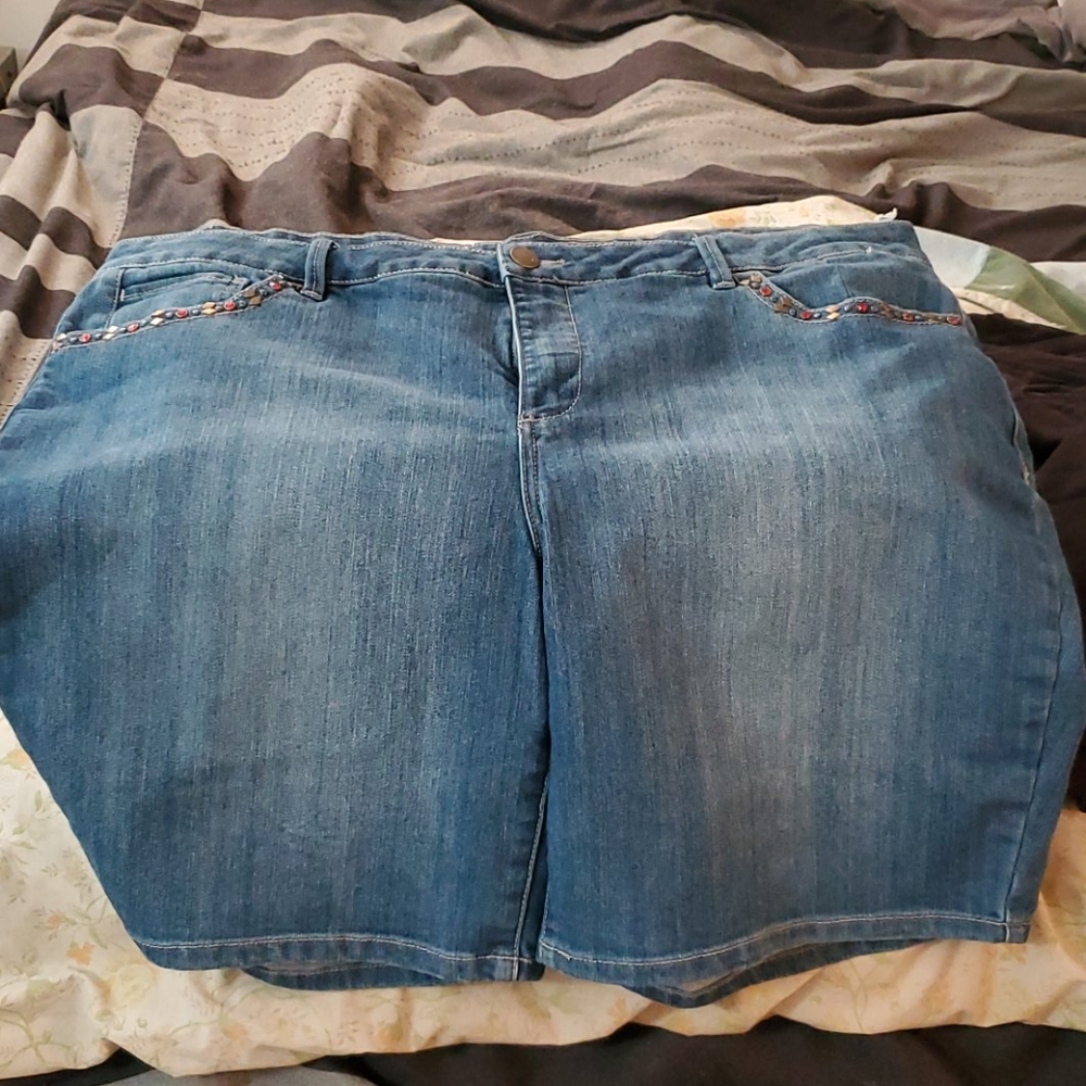 Plus size Jean shorts
